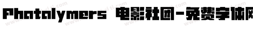 Photolymers 电影社团字体转换